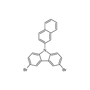 9-(2-萘基)-3,6-二溴咔唑