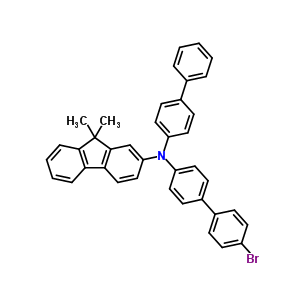 N-联苯基-N-(4-溴联苯基)-9,9-二甲基-2-芴胺,N-(biphenyl-4-yl)-N-(4