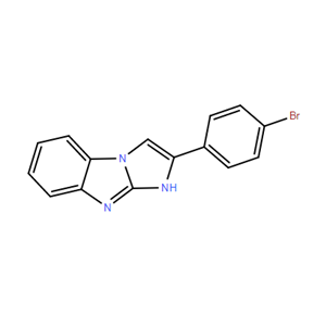 2-(4-bromo-phenyl)-1(9)H-benzo[d]imidazo[1,2-a]imidazole