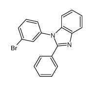 2-苯基-1-(3-溴苯基)苯并咪唑,1-(3-bromophenyl)-2-phenyl-1H-benzo[d]imidazole