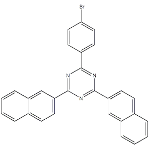 2-(4-溴苯基)-4,6-二(萘-2-基)-1,3,5-三嗪