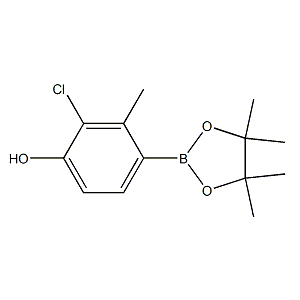 2-chloro-3-methyl-4-(4,4,5,5-tetramethyl-1,3,2-dioxaborolan-2-yl)phenol