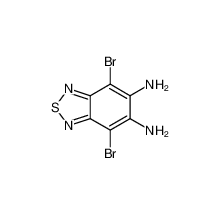 4,7-dibromo-2,1,3-benzothiadiazole-5,6-diamine,4,7-dibromo-2,1,3-benzothiadiazole-5,6-diamine