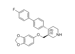 帕羅西汀雜質(zhì)38（單體）,(trans)-3-((benzo[d][1,3]dioxol-5-yloxy)methyl)-4-(4'-fluoro-[1,1'- biphenyl]-4-yl)piperidin