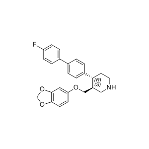 帕羅西汀雜質(zhì)38（單體）,(trans)-3-((benzo[d][1,3]dioxol-5-yloxy)methyl)-4-(4