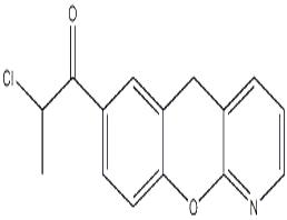 7-(2-氯丙酰基)-5H-1苯并吡喃2,3-B吡啶