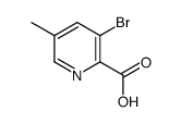 3-溴-5-甲基吡啶-2-羧酸,3-Bromo-5-methylpicolinic acid