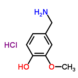 香兰素胺盐酸盐,4-Hydroxy-3-methoxybenzylamine hydrochloride