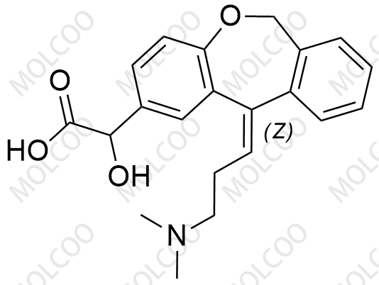 奧洛他定雜質(zhì)2,(Z)-2-(11-(3-(dimethylamino)propylidene)-6,11-dihydrodibenzo[b,e]oxepin-2-yl)-2-hydroxyacetic acid