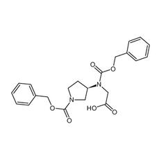 3-(苄氧羰基-羧甲基氨基)吡咯烷-1-羧酸苄酯,(3s)-3-(Benzyloxycarbonyl-carboxymethyl-amino)-pyrrolidine-1-carboxylic acid benzyl ester