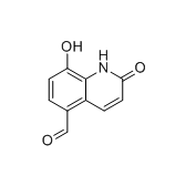 茚达特罗杂质01,8-hydroxy-2-oxo-1,2-dihydroquinoline-5-carbaldehyde