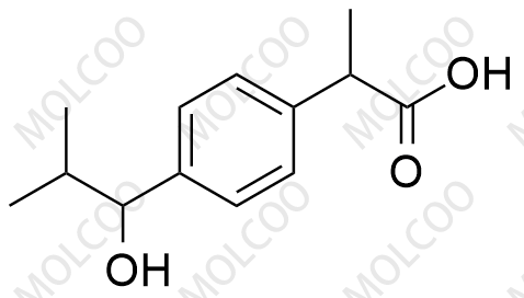 布洛芬EP杂质L,2-(4-(1-hydroxy-2-methylpropyl)phenyl)propanoic acid