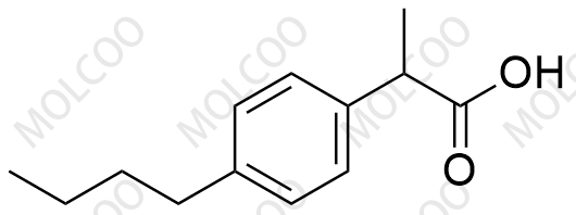 布洛芬EP杂质B,2-(4-butylphenyl)propanoic acid