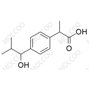 布洛芬EP杂质L,2-(4-(1-hydroxy-2-methylpropyl)phenyl)propanoic acid