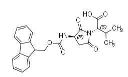 (2S)-2-[(3R)-3-({[(9H-fluoren-9-yl)methoxy]carbonyl}amino)-2,5-dioxopyrrolidin-1-yl]-3-methylbutanoic acid