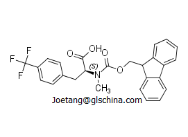 (2S)-2-({[(9H-fluoren-9-yl)methoxy]carbonyl}(methyl)amino)-3-[4-(trifluoromethyl)phenyl]propanoic acid