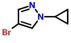 4-溴-1-环丙基-1H-吡唑,4-bromo-1-cyclopropylpyrazole