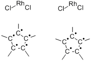 二氯(五甲基环戊二烯基)合铑(III)二聚体,Bis[(pentamethylcyclopentadienyl)dichloro-rhodium]