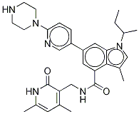 GSK126,S)-1-(sec-butyl)-N-((4,6-diMethyl-2-oxo-1,2-dihydropyridin-3-yl)Methyl)-3-Methyl-6-(6-(piperazin-1-yl)pyridin-3-yl)-1H-indole-4-carboxaMide