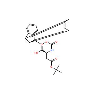 芴甲氧羰基-L-天冬氨酸β-叔丁酯,Fmoc-Asp(OtBu)-OH