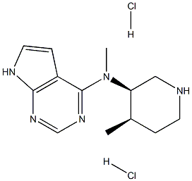 N-甲基-N-((3R,4R)-4-甲基哌啶-3-基)-7H-吡咯并[2,3-D]嘧啶-4-胺盐酸盐,N-Methyl-N-((3R,4R)-4-Methylpiperidin-3-yl)-7H-pyrrolo[2,3-d]pyriMidin-4-aMine dihydrochloride