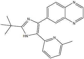 6-[2-叔丁基-5-(6-甲基-吡啶-2-基)-1H-咪唑-4-基]-喹噁啉,SB525334 6-[2-tert-Butyl-5-(6-methyl-pyridin-2-yl)-1H-imidazol-4-yl]-quinoxaline