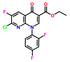 甲酸乙酯1-(2,4-二氟苯基)-7-氯-6-氟-4-氧代羟基吡啶[2,3-B]吡啶-3-羧酸,Ethyl 7-Chloro-1-(2,4-difluorophenyl)-6-fluoro-4-oxo-1,4-dihydro-1,8-naphthyridine-3-carboxylate