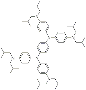 N,N,N',N'-四(对二异丁胺基苯基)-对苯二胺,1,4-BenzenediaMine, N,N,N',N'-tetrakis[4-[bis(2-Methylpropyl)aMino]phenyl]-