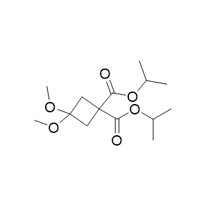 3,3-二甲氧基环丁烷-1,1-二羧酸二异丙酯,Diisopropyl 3,3-dimethoxycyclobutane-1,1-dicarboxylate