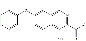 4-羥基-1-甲基-7-苯氧基-3-異喹啉羧酸甲酯,4-Hydroxy-1-methyl-7-phenoxy-3-isoquinolinecarboxylic acid methyl ester