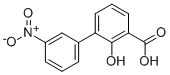2-羟基-3'-硝基-联苯-3-甲酸,2-HYDROXY-3''-NITRO-BIPHENYL-3-CARBOXYLIC ACID
