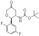 N-[(2R,3S)-2-(2,5-二氟苯基)四氢-5-氧代-2H-吡喃-3-基]氨基甲酸叔丁酯,N-[(2R,3S)-2-(2,5-Difluorophenyl)tetrahydro-5-oxo-2H-pyran-3-yl]carbamic acid 1,1-dimethylethyl ester