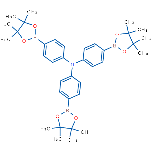 三(4-硼酸频呢醇酯苯基)胺,Tris(4-(4,4,5,5-tetramethyl-1,3,2-dioxaborolan-2-yl)phenyl)amine