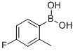 4-氟-2-甲基苯硼酸,4-Fluoro-2-methylbenzeneboronic acid