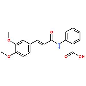 N-3,4-二甲基氧基肉桂酰-邻氨基苯甲酸,N-(3