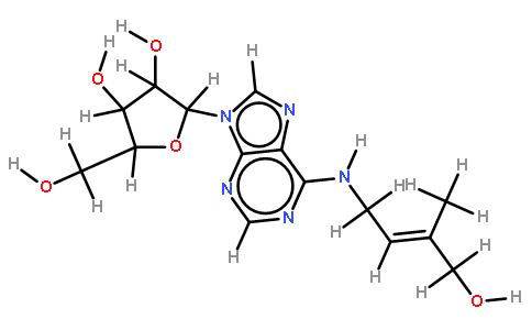 反玉米素核苷,N6-(trans-4-Hydroxy-3-methyl-2-buten-1-yl)adenosine