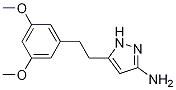 5-[2-(3,5-二甲氧基苯基)乙基]-1H-吡唑-3-胺,5-(3,5-dimethoxyphenethyl)-1H-pyrazol-3-amine