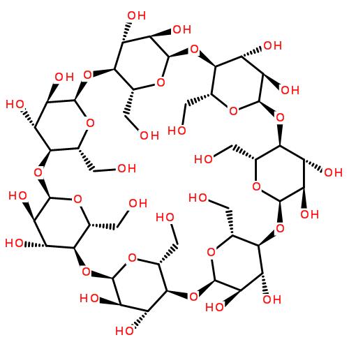 β-环糊精,Cycloheptaamylose