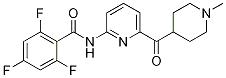 2,4,6-三氟-N-[6-[(1-甲基-4-哌啶基)羰基]-2-吡啶基]苯甲酰胺,LasMiditan
