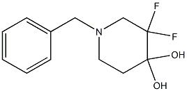 1-苄基-3,3-二氟哌啶-4,4-二醇,1-benzyl-3,3-difluoropiperidine-4,4-diol