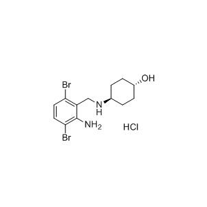 氨溴索杂质23（盐酸盐）,(trans)-4-((2-amino-3,6-dibromobenzyl)amino)cyclohexanol hydrochloride