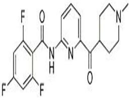 2,4,6-三氟-N-[6-[(1-甲基-4-哌啶基)羰基]-2-吡啶基]苯甲酰胺,LasMiditan