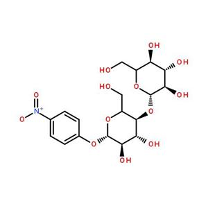 4-硝基苯-β-D-纤维二糖苷,p-Nitrophenyl β-D-cellobioside