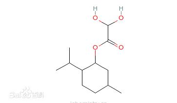 L-孟基乙醛酸酯,(1R,2S,5R)-5-Methyl-2-(1-methylethyl)cyclohexyl dihydroxy-acetate