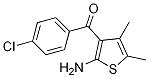 2-氨基-3-(4-氯苯甲酰基)-4,5-二甲基噻吩,(2-amino-4,5-dimethylthiophen-3-yl)(4-chlorophenyl)methanone