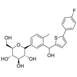 (2R,3R,4R,5S,6R)-2-(3-((5-(4-fluorophenyl)thiophen-2-yl)(hydroxy)methyl)-4-methylphenyl)-6-(hydroxymethyl)tetrahydro-2H-pyran-3,4,5-triol