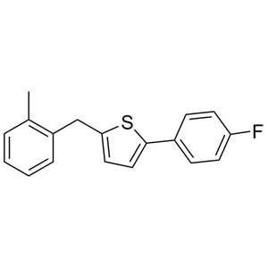 2-(4-fluorophenyl)-5-(2-methylbenzyl)thiophene
