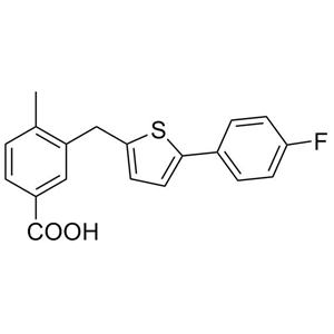 3-((5-(4-fluorophenyl)thiophen-2-yl)methyl)-4-methylbenzoic acid