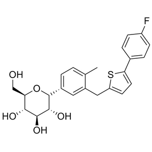 (2R,3R,4R,5S,6R)-2-(3-((5-(4-fluorophenyl)thiophen-2-yl)methyl)-4-methylphenyl)-6-(hydroxymethyl)tetrahydro-2H-pyran-3,4,5-triol