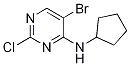 5-溴-2-氯-N-环戊基-4-嘧啶胺,5-Bromo-2-chloro-N-cyclopentylpyrimidin-4-amine